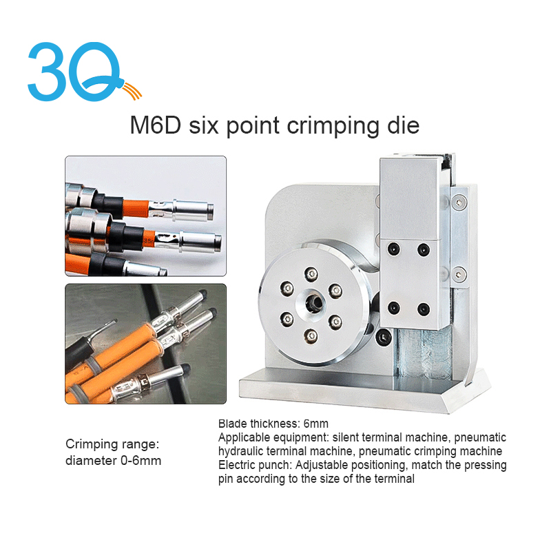 MTD4D Spring Type Large Square Four-point Crimping Die 